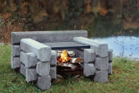 the mini firepit from Precast Outdoor Fireplaces