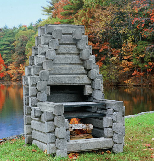 Outdoor Fireplaces Outdoor Fireplaces on Outdoor Fireplace With Cinder Blocks id=82104