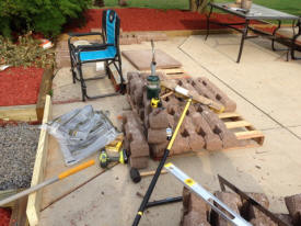 Building a precast fireplace