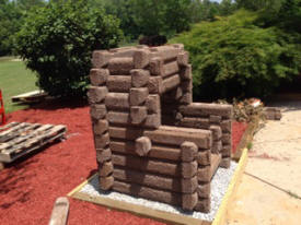 Building a precast fireplace